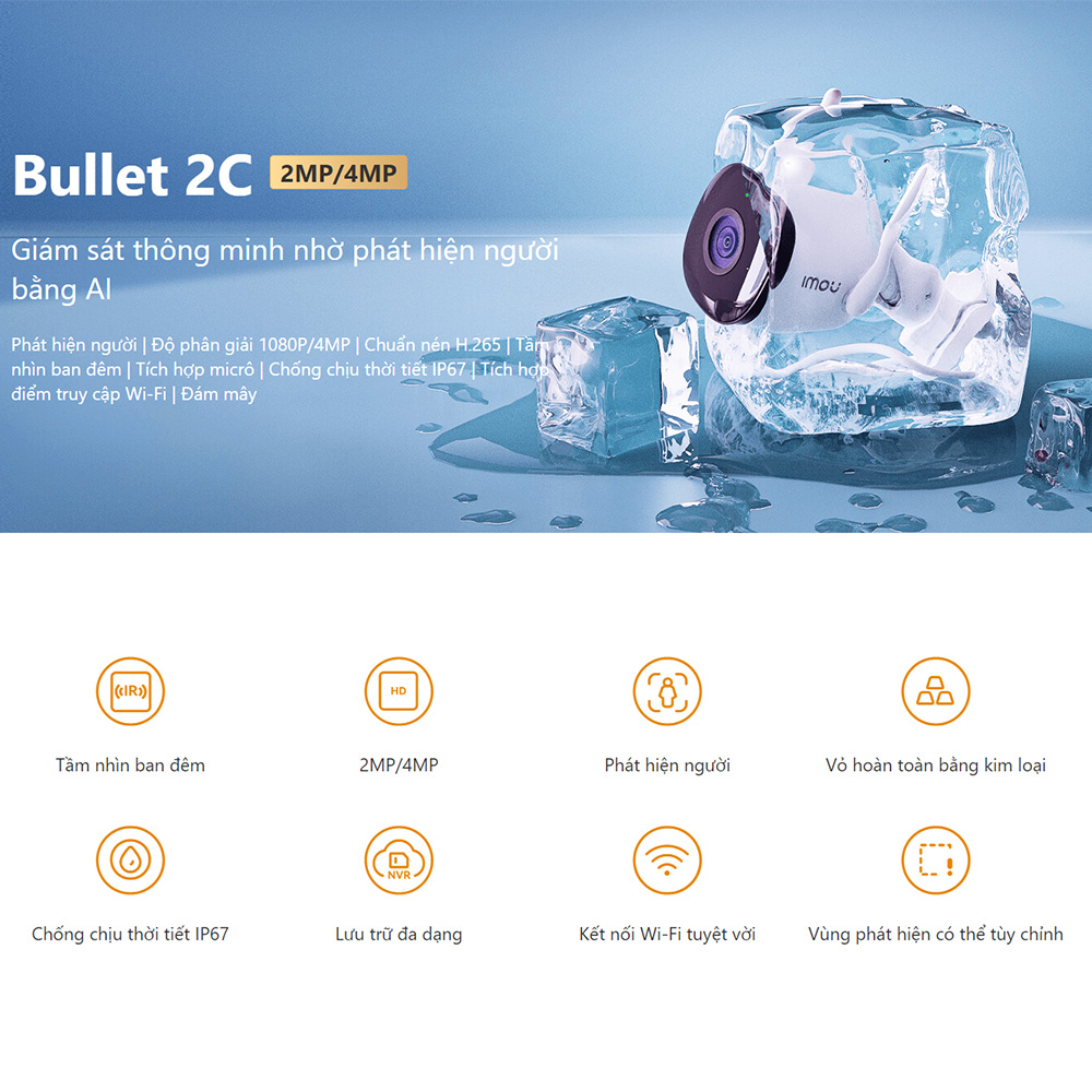 Camera IMOU IPC-F22P  - Hàng chính Hãng Bảo hành 24 tháng