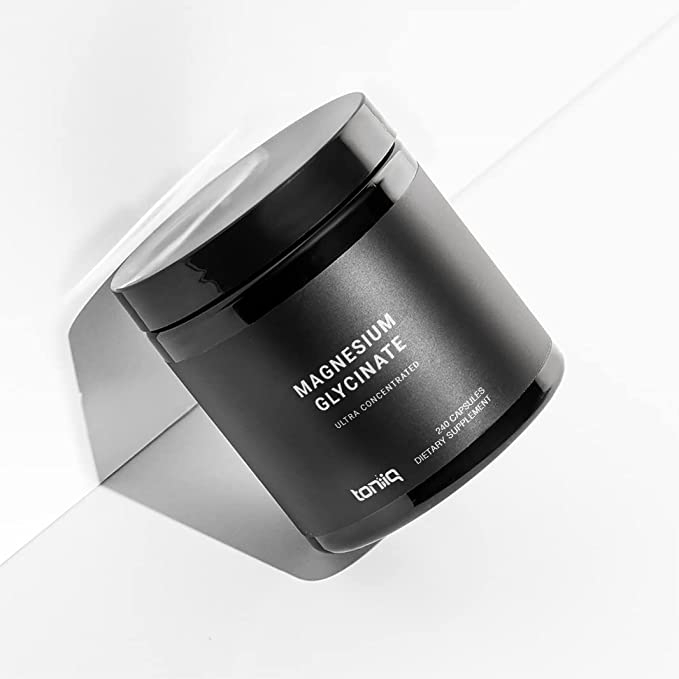Toniiq Magnesium Glycinate 600mg - Viên uống bổ sung Magie giúp giảm stress, hỗ trợ sức khỏe tim mạch, cơ bắp 240 viên