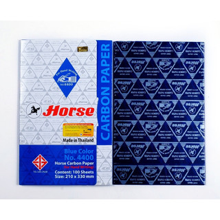 Combo 5/10 tờ giấy than xanh horse thái lan cỡ a4