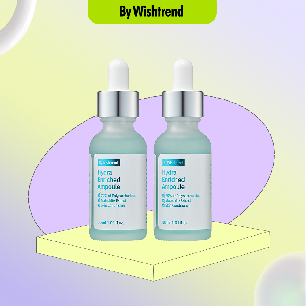 Combo 2 By Wishtrend tinh chất Hydra Enriched Ampoule 30ml date 6.2024