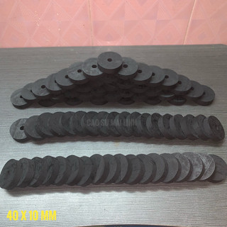 Combo 10 long đền cao su phi 40 dày 10 (4cmx1cm)