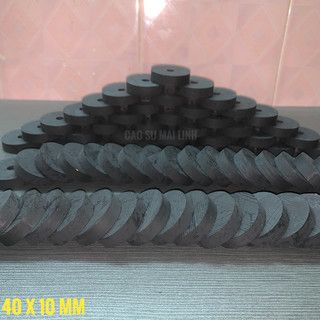Combo 10 long đền cao su phi 40 dày 10 (4cmx1cm)