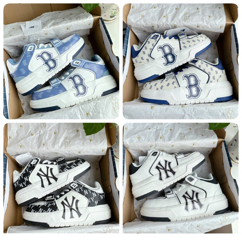 Giầy MLB liner quai dán bản cao cấp 2023 Fullbox túi