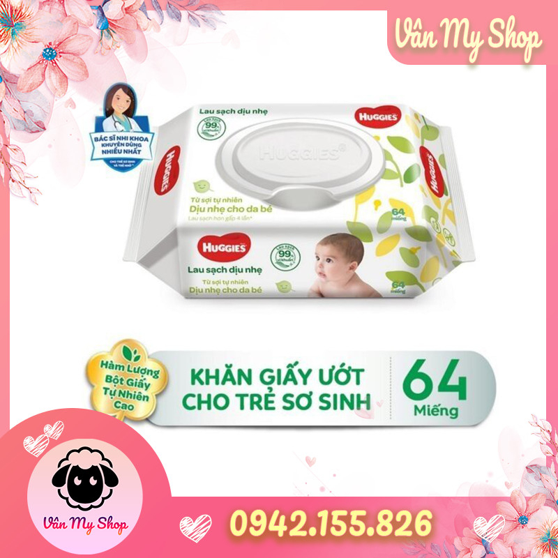 Khăn ướt Huggies không mùi