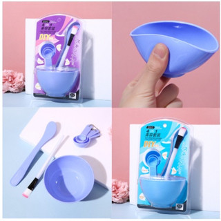 Bộ Dụng Cụ Chén + Que + Cọ Trộn Đắp Mặt Nạ ( Bộ 10c )