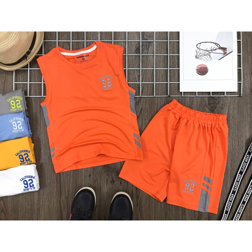 Bộ Thun Thể Thao Bé Trai Nanokids