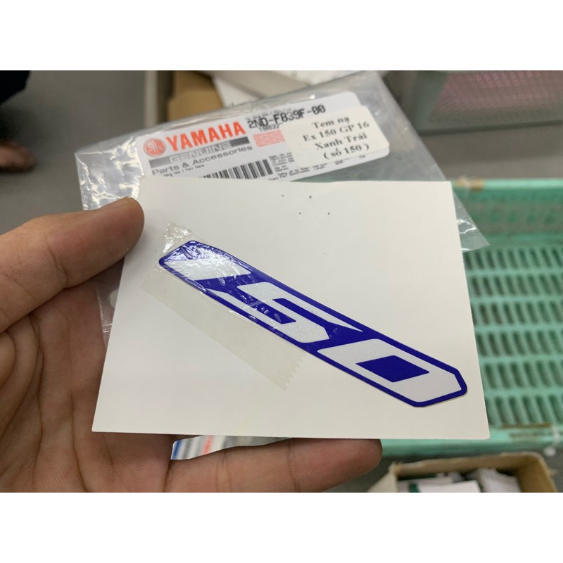 Tem nạ Ex 150 GP 2016 Xanh Trái