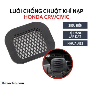 Lưới chống chuột, ngăn rác bảo vệ lỗ thông hơi động cơ Honda Civic, Honda CR-V 2018- 2023