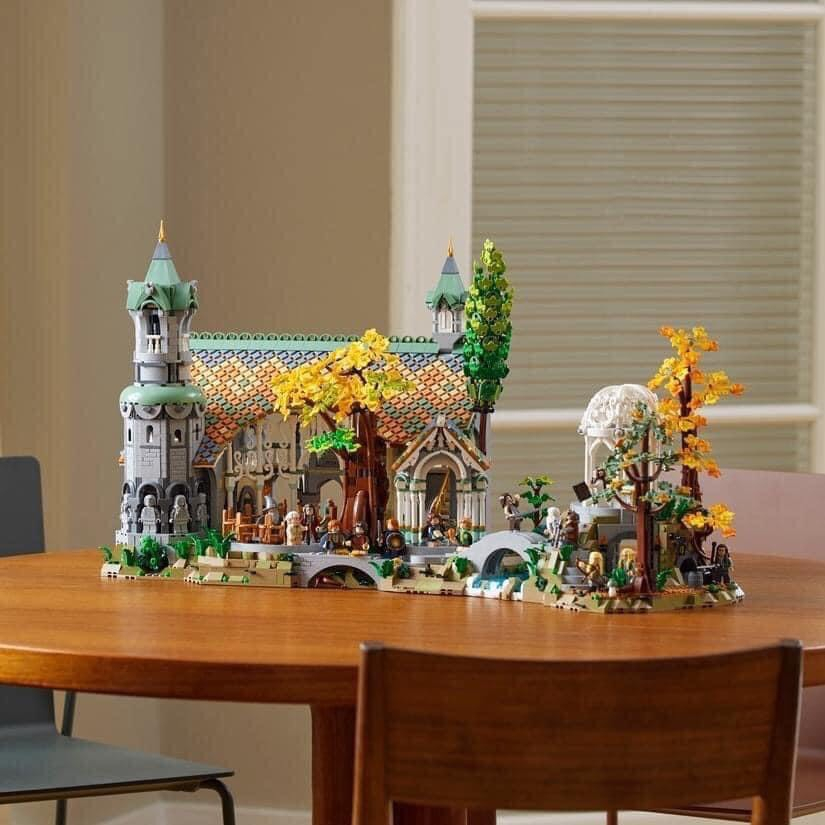 Xếp Hình 10316 Trung Cổ 66590 Khu Vườn Tiên Tộc Trông Lord Of The Rings 6167 Mảnh