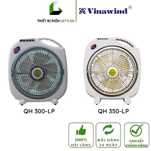 Quạt Hộp - Quạt Tản Cánh Điện Cơ Thống Nhất Vinawind QH-300/350LP [CHÍNH HÃNG]