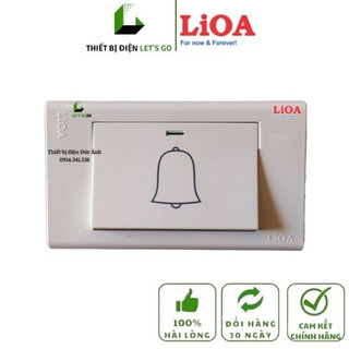 Công tắc chuông chữ nhật ngang lioa
