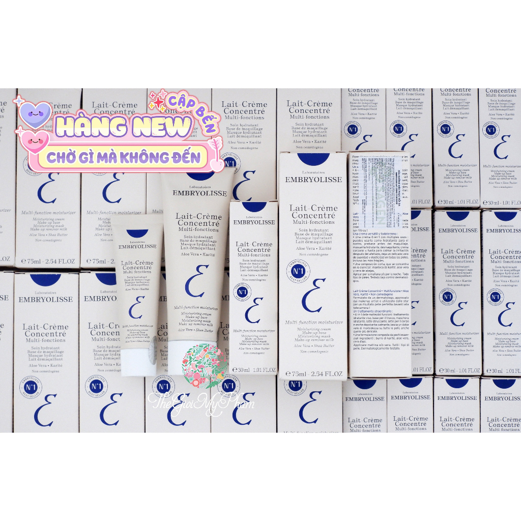 Kem Dưỡng Cấp Ẩm Phục Hồi Da Embryolisse Lait Crème Concentré 30ml-75ml