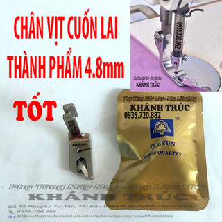 [4.8] Chân vịt cuốn lai TỐT thành phẩm 4.8mm máy may 1kim công nghiệp