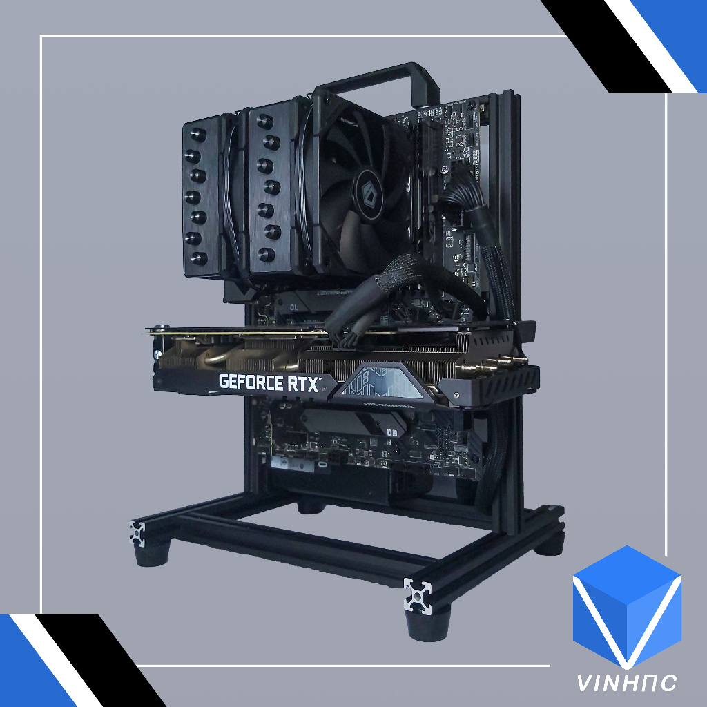 Vỏ case VinhPiCi CUSTOM BLACK