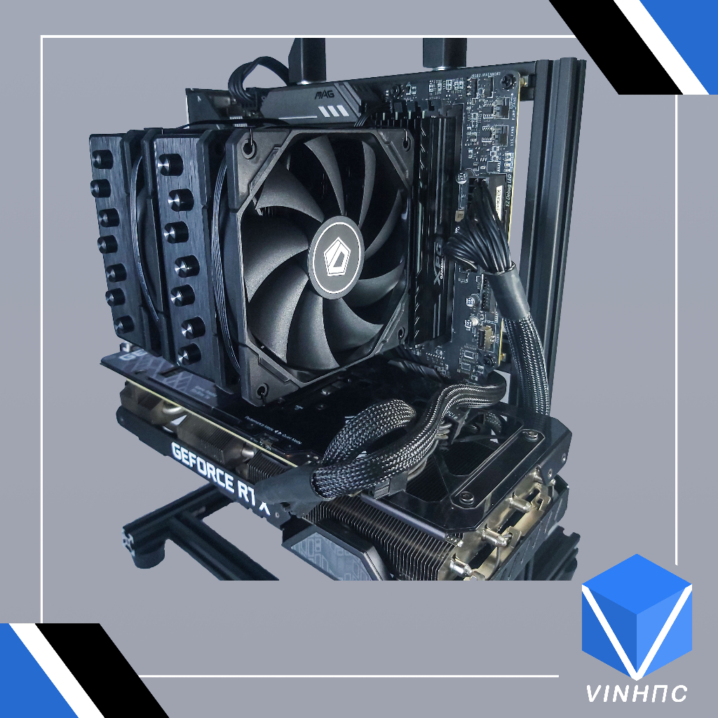 Vỏ case VinhPiCi CUSTOM BLACK