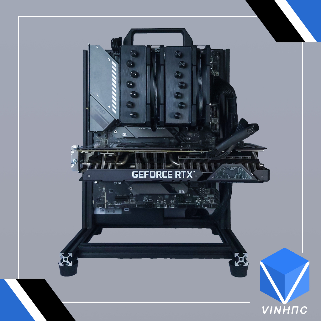 Vỏ case VinhPiCi CUSTOM BLACK