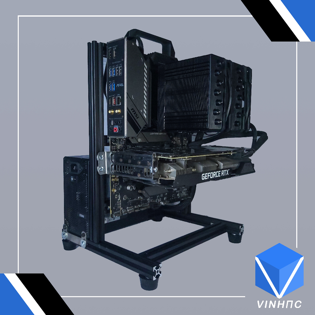 Vỏ case VinhPiCi CUSTOM BLACK