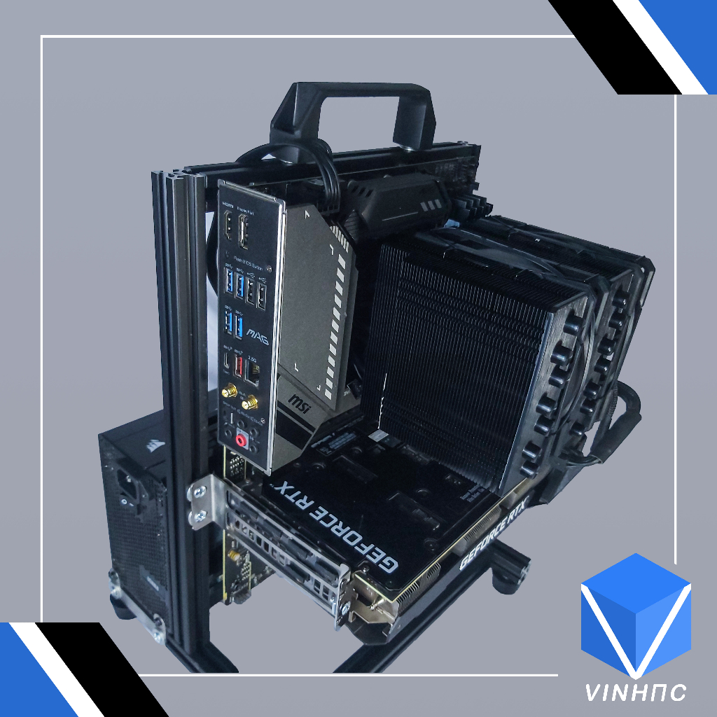 Vỏ case VinhPiCi CUSTOM BLACK