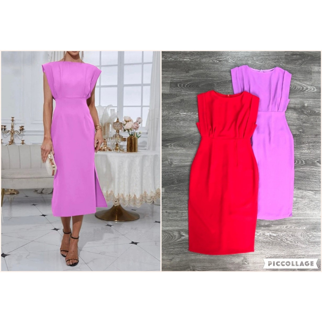 Đầm MIXX@ xếp ly ngực xẻ 2 bên 2M