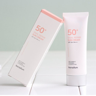 Kem chống nắng karadium snail repair sun cream spf 50+ pa+++ 70ml