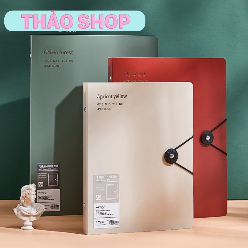 Sổ bìa còng A5, B5 binder còng sắt 20, 26 dùng để ghi chép, nhật kí,...