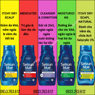 Dầu gội ngừa gàu selsun blue 325ml hàng mỹ
