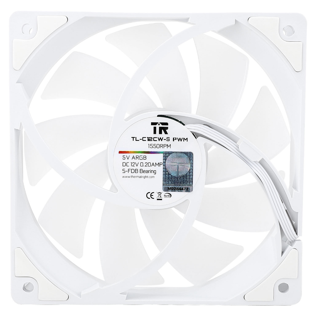 Quạt Fan Tản Nhiệt THERMALRIGHT TL-C12CW-S X3 WHITE