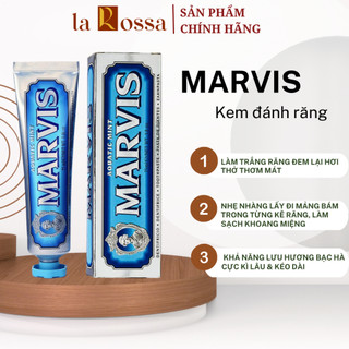 Kem đánh răng mavis cao cấp aquatic mint - bạc hà thơm mát 85g