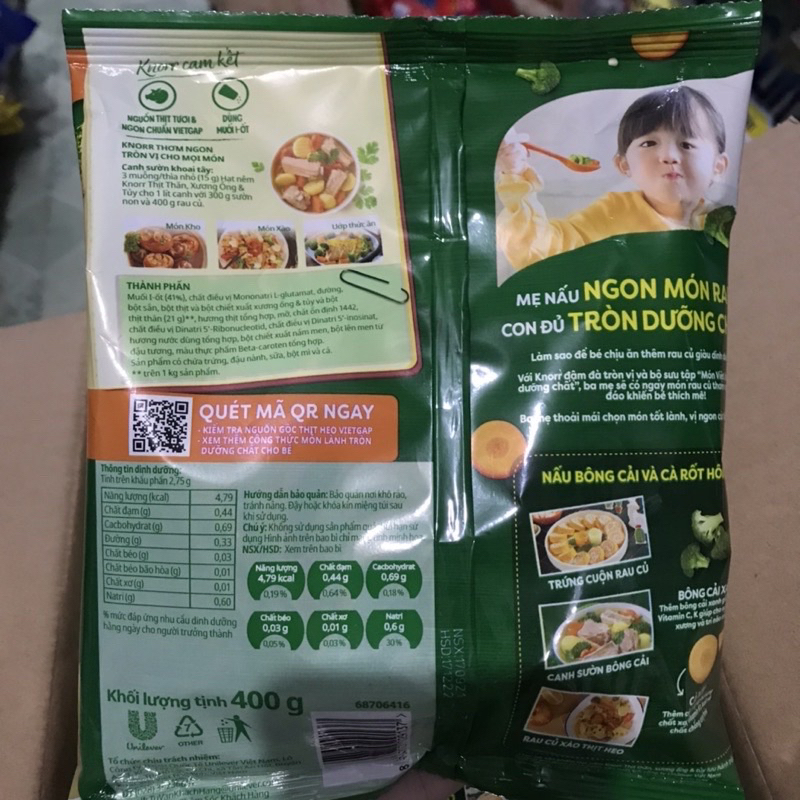 BỘT, HẠT NÊM Knorr - gói 400g