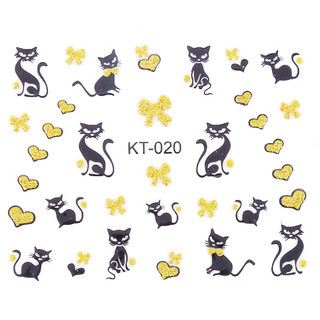 Set 10 Sticker dán móng cho trẻ em Hello Kitty siêu bền, siêu dính hình dán sticker, sticker dán móng, sticker nail