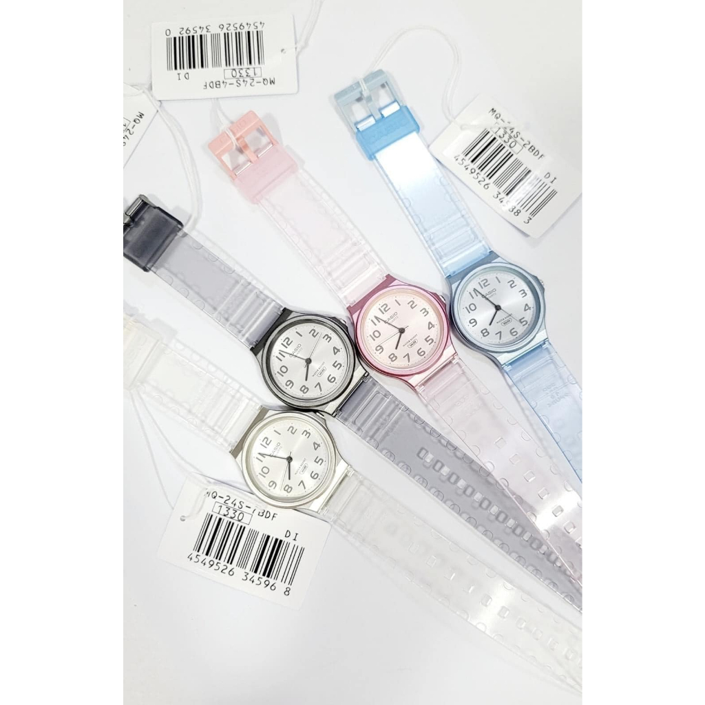Đồng hồ unisex dây nhựa Casio Anh Khuê MQ-24S-8BDF