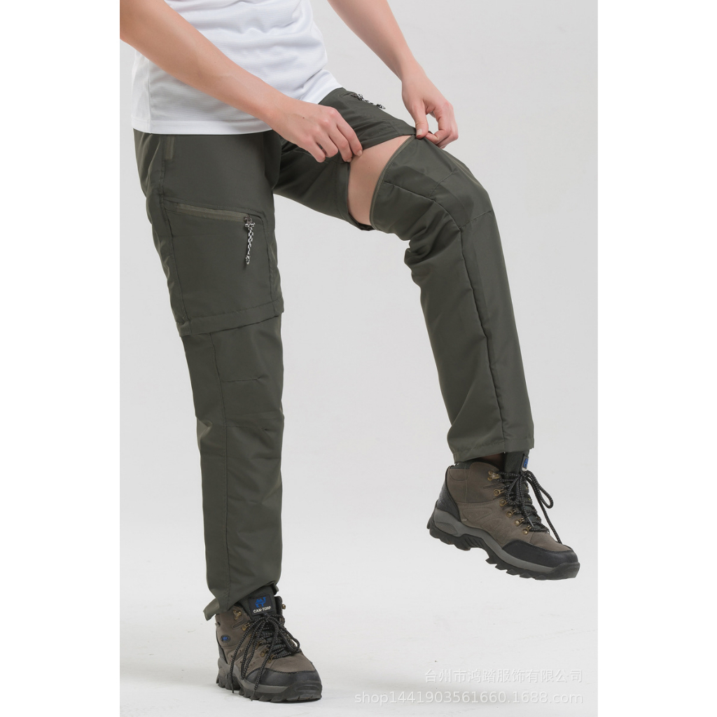 Quần zip tháo ống đùi vải gió mát, thoáng khí, trekking, leo núi, dã ngoại, phượt - chính hãng TWOBROS