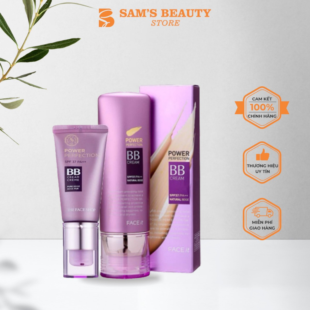 Kem nền đa năng The Face Shop BB Cream Face it Power Perfection BB tím TFS