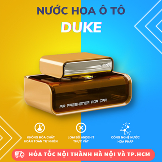 Nước hoa ô tô Duke cao cấp nhập khẩu từ Pháp chiết xuất 100% từ thiên nhiên khử mùi chống say xe tốt cho sức khỏe