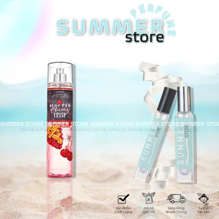 Xịt toàn thân Body Mist Bath & Body Works - Sugard Cherry Crisp 30ml/50ml/100ml -ᴍɪɴᴍɪɴsʜᴏᴘ1990-