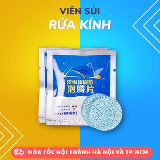 Viên sủi rửa kính ô tô, viên tẩy rửa kính ô tô hỗ trợ làm sạch kính hoàn toàn, tiện dụng, thân thiên với môi trường