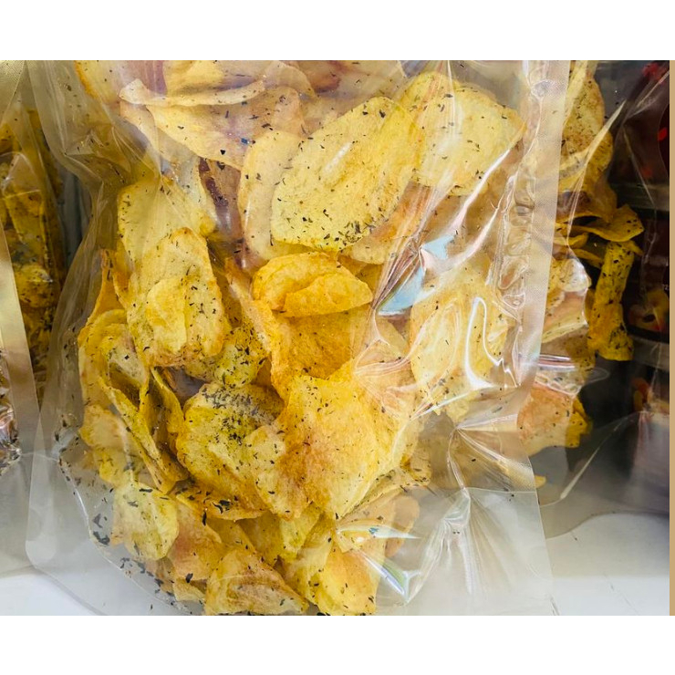 SNACK KHOAI TÂY RONG BIỂN THUẦN CHAY NHÀ LÀM