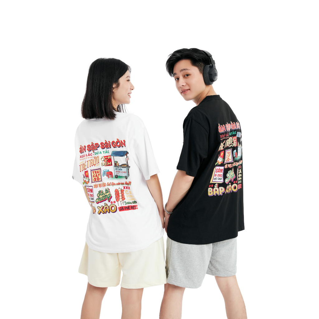 Áo Thun Local Brand Teeworld Ăn Sập Sài Gòn Unisex Nam Nữ From Rộng