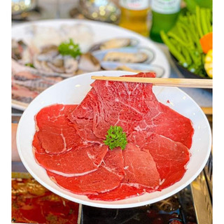 Cổ bò Úc cắt mỏng  - Khay 500gr