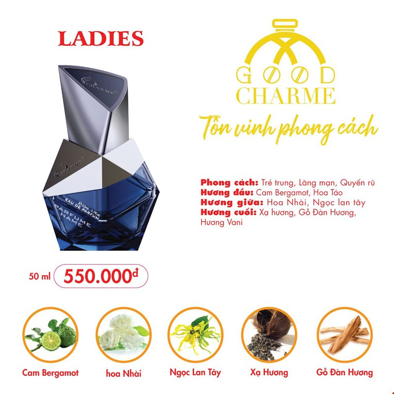 Nước Hoa Nữ Good Charme Ladies 50ml