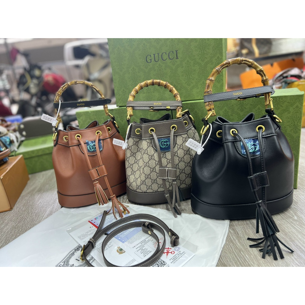 Túi nữ GC Bucket dây rút thời trang cao cấp, size  Full box , bill