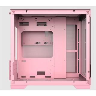 Vỏ Case MIK LV12 MINI ELITE PINK (Dãy led Argb & Thiết Kế Thông Minh Không Cần Ốc)
