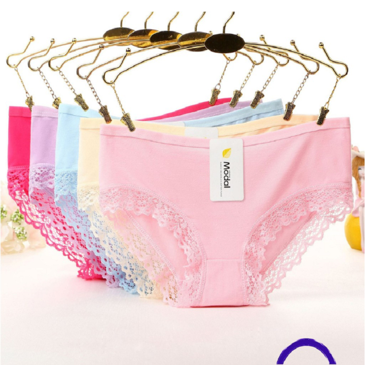 Quần lót nữ cotton co dãn thấm hút Quần chíp nữ kháng khuẩn không lộ viền LOTNU15