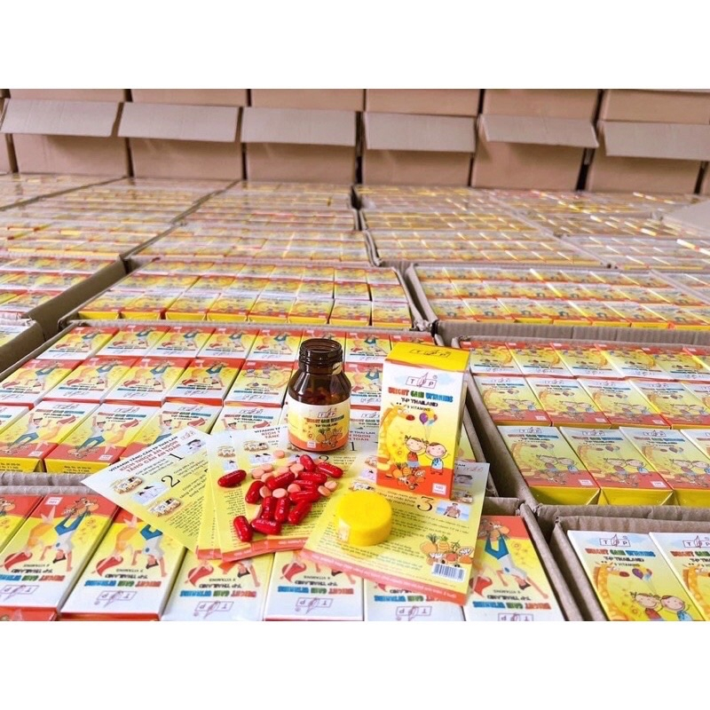 Vitamin TP tăng cân Thái Lan 100viên, Cải thiện cân nặng, ăn ngủ ngon