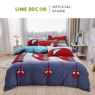 Bộ Chăn Ga Gối Cotton Poly Người Nhện bộ 4 món - drap giường cao cấp 2023