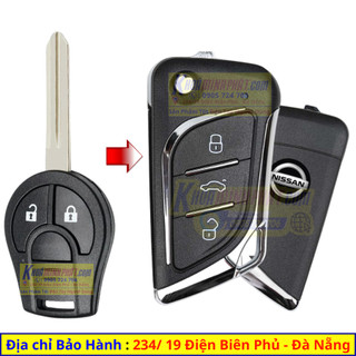 Chìa khoá độ gập xe Nissan Navara, Terra độ mẫu V17