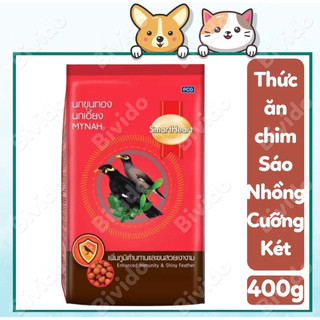 Cám Cho Chim Sáo Nhồng Cưỡng Két Cám Smartheart Mynah 400G - Balupet shop