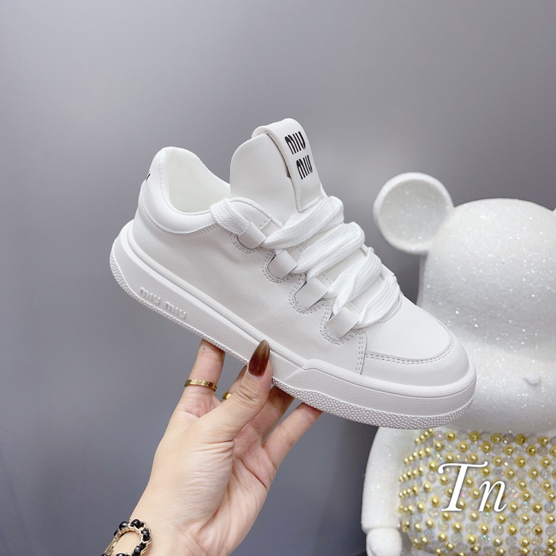 Giày thể thao nữ giày trắng miumiu fullbox