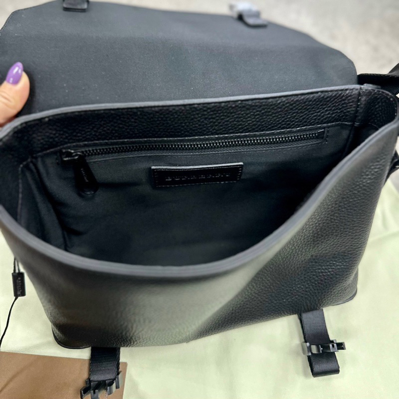 Túi BBR đeo chéo cho nam da thật bền bỉ