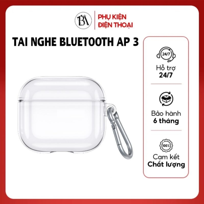 Tai nghe bluetooth không dây AP3 Định Vị, đổi tên, tên âm thanh hay dòng thế hệ mới cao cấp